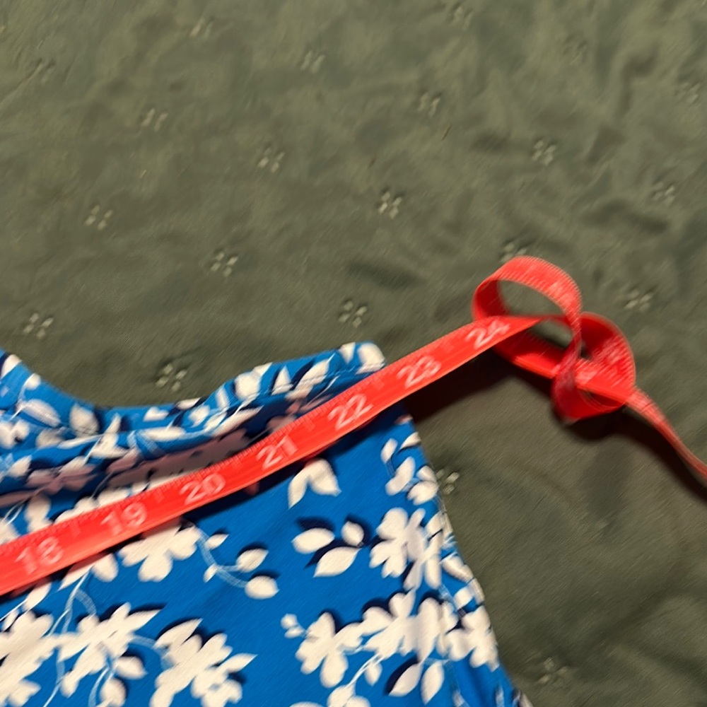 Draper James Blue and White Floral Pajama Dress - Picture 5 of 6